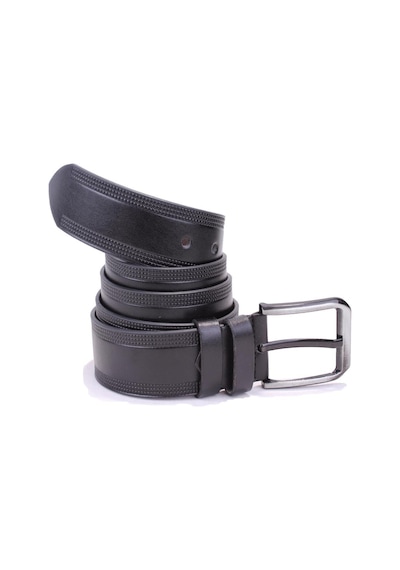Dagoster DMK26-453 Siyah 4.5 CM Suni Deri Erkek Kemer Siyah