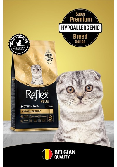 Tr Plus Scottish Fold Hipoalerjenik Yavru Kedi Maması, 1,5 Kg
