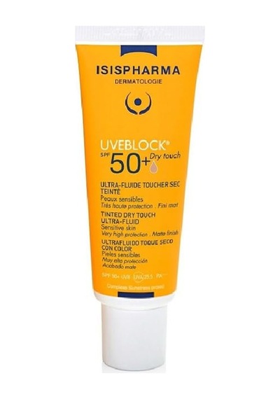 Isıs Pharma Uveblock Spf 50+ Dry Touch Medium Tinted 40ml Sku: Smg8690010506160 Açık Bej