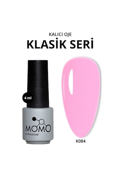 Momo Professional Kalıcı Oje K084 Açık Pembe 4 Ml