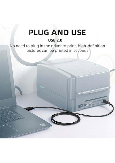Tb1-2 Type-c To Usb B Telefon Bilgisayar Tablet Için Mıdı Org Elektrikli Piyano Yazıcı Konnektörü Çevirici Kablo 1,5 Metre X 2 Adet