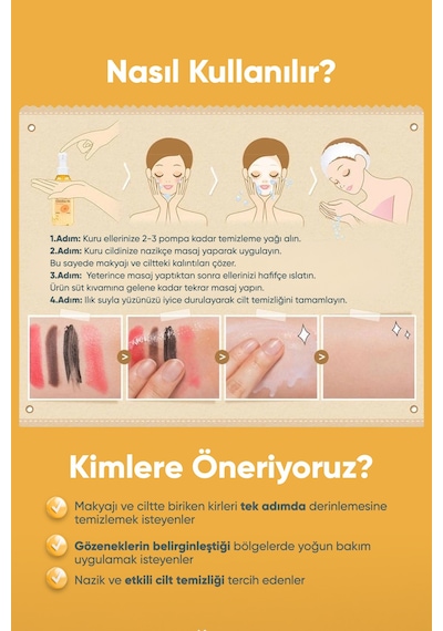 Aynısefa İçeren Gözenek Arındırıcı Makyaj Temizleme Yağı A'pıeu Calendula Cleansing Oil Pore Melting 98825722