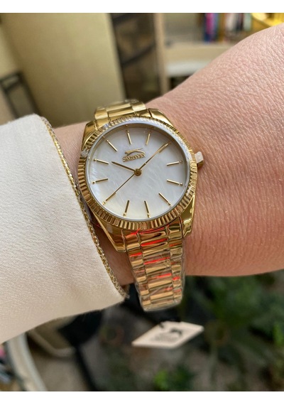 Slanzenger Sl.09.2170.3.04 Çelik Gold Kadın Kol Saati