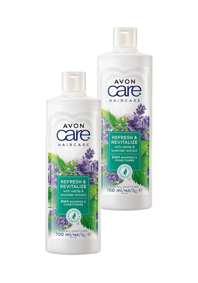 Avon Care Isırgan Otu Ve Lavanta Özleri Içeren Şampuan Ve Saç Kremi 700 Ml. İkili Set