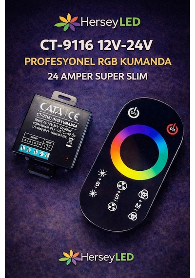 Ct-9116 Profesyonel Rgb Kumanda 24 Amper Super Slım