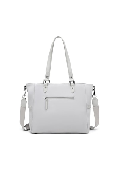 Smart Bags Twill Dimi Kumaş Kadın Omuz Çantası 3323 GRİ