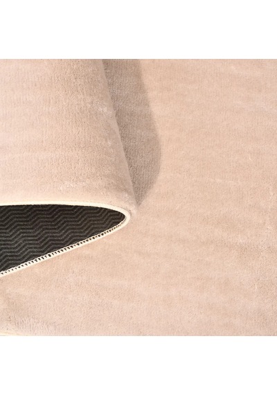 Poly Peluş Halı-bej- Salon-mutfak-antre-oturma Odası-yumuşak-kaymaz Taban-yıkanabilir Modern