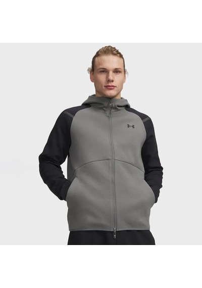 Under Armour Unstoppable Fleece Erkek Yeşil Polo Yaka Tişört