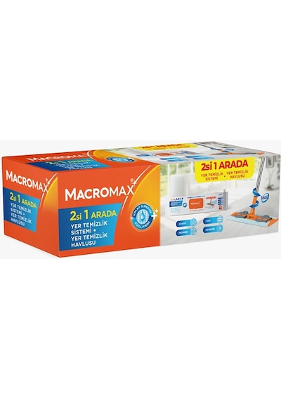 Macromax Famous 2 Si Bir Arada Yer Temiz Çok Renkli
