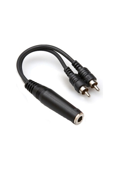 Hosa Technology Ypr131 15 Santim 1/4 Ts Dişi - Dual Rca Erkek