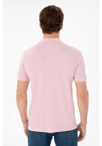 U.S. Polo Assn. Erkek Slim Fit Polo Yaka Açık Pembe Basic Tişört 50298041-VR078 U.S. Polo Assn. Erkek Slim Fit Polo Yaka Açık Pembe Basic Tişört 50298041-VR078