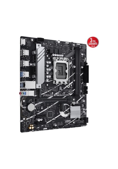 Asus Prıme B760m-r D4, 2xddr4, 2x M.2, Hdmı, 12-13-14.nesil, Lga1700 Soket, Anakart 91771969