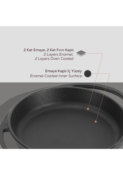 Döküm Mini Yuvarlak, Çap 12, Tava Belirtilmemiş