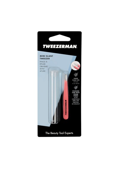 Tweezerman Mini Slant Tweezer Geranium Cımbız Mercan