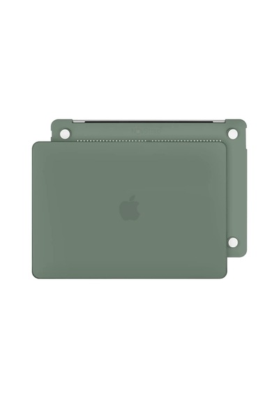 NovStrap Apple Uyumlu MacBook Air M1 Çip 13.3" A2337 A1932 A2179 Kılıf Sert Rubber Mat Buzlu Kapak