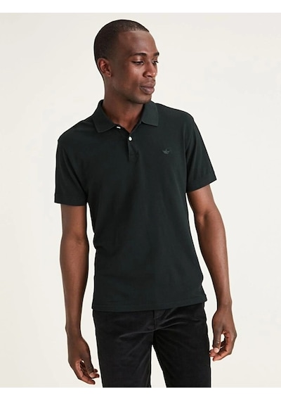 Dockers T3 Polo Mıneral Black Erkek Yeşil T-shirt - A1159