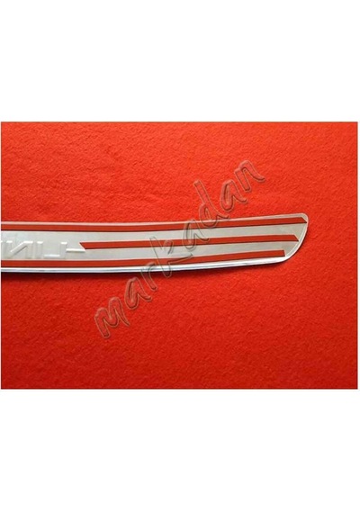 Markadan Fiat Linea Krom Arka Tampon Eşiği 2006 2018 Paslanmaz Çe