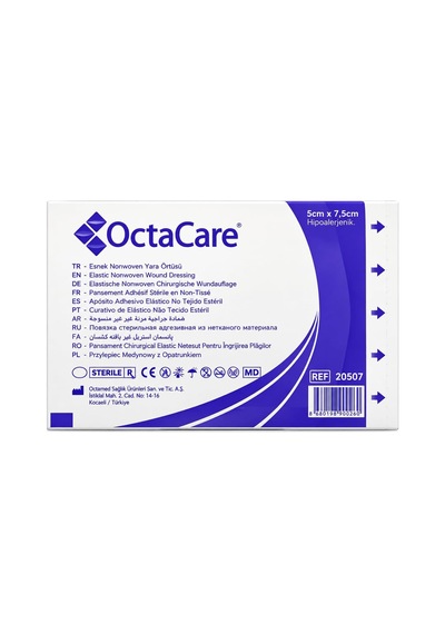 Octacare Esnek Yara Örtüsü 5cm X7,5 Cm 10 Adet