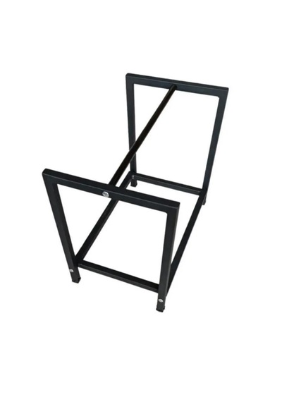 Short Lignum Dekoratif Metal Odunluk Şömine Odun Sehpası 40cm