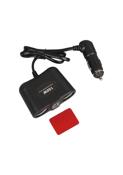 Olesson 1645 12-24v Tek Usb Girişli 100w 70cm Kablolu 2'li Araç Çakmak Çoklayıcı