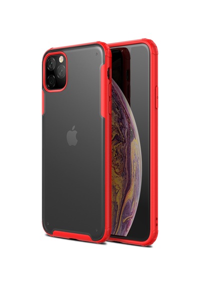 Apple Uyumlu iPhone Bikapak Elıt Mıst 11 Pro Max Kırmızı Kapak