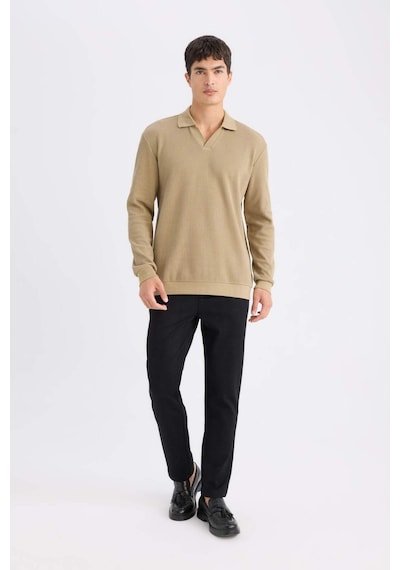DeFacto Regular Fit Polo Yaka Sweatshirt D7448AX25SPKH185
