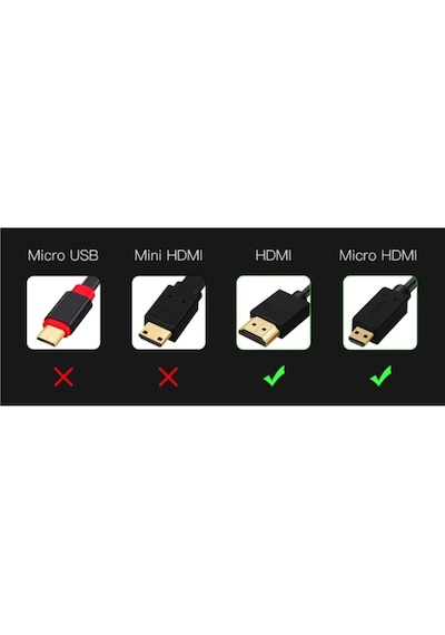 Micro Hdmı To Hdmı Kablo - Raspberry Pi 4 - 1,5 Metre 1,5 Metre Micro Hdmı To Hdmı Kablo - Raspberry Pi 4 - 1,5 Metre 1,5 Metre
