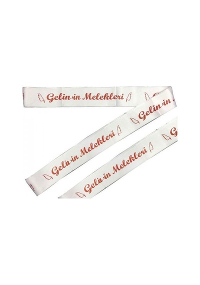 Gelinin Melekleri Gelin Kuşağı Kırmızı 6 Cm X 2 M Bekarlığa Veda Kına Organizasyon Diğer