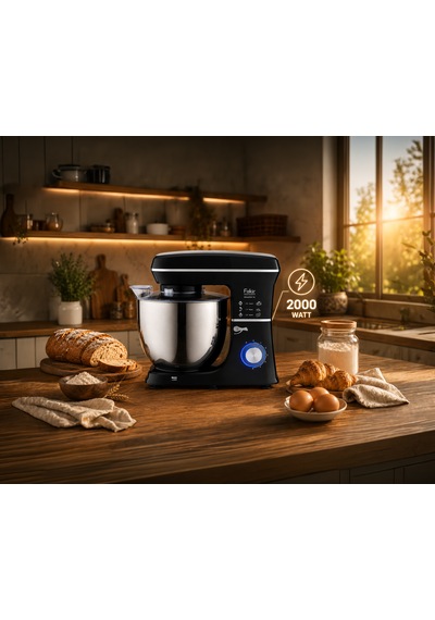 Fakir Maxychef XL Mutfak Şefi 2000 W 10 L Paslanmaz Çelik Hamur Yoğurma Ve Karıştırma Makinesi