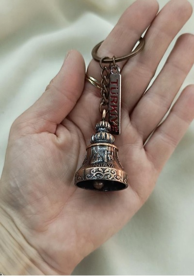 Anahtarlık Metal Zil Çan Tasarım Çanta Araba Cüzdan Süsü 91411705