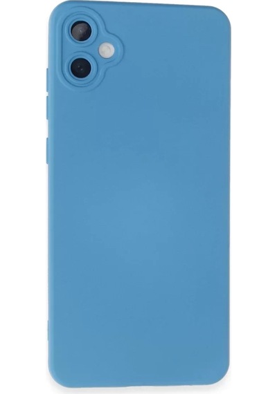 Newface Samsung Galaxy A05 Kılıf Nano İçi Kadife Silikon - Mavi