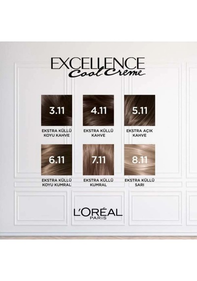 L'oréal Paris Excellence Cool Creme 6.11 Ekstra Küllü Koyu Kumral Saç Boyası