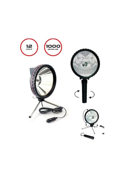 12v Projektör Ayaklı 1000 Mumluk 500 Mt