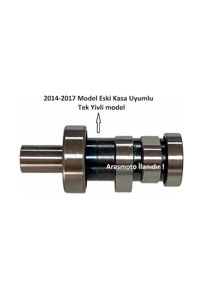 Bajaj Pulsar Ns 200 ,rs 200 Uyumlu Eksantrik Mili Tek Yivli Kam Euro3 Yan Sanayi 2014-2017-arasmoto