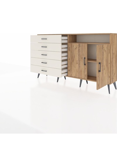 Arges Konsol 2 Raflı 5 Çekmeceli 2 Kapaklı 176x30x99 Çam-çam/ayta Çam-çam/aytaşı Arges Konsol 2 Raflı 5 Çekmeceli 2 Kapaklı 176x30x99 Çam-çam/ayta Çam-çam/aytaşı