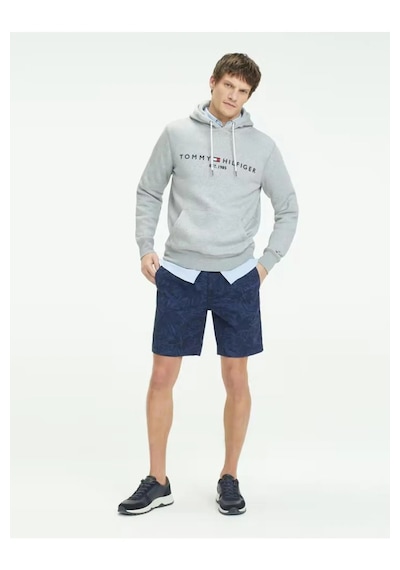 Tommy Hilfiger Kapşonlu Sweatshirt Gri