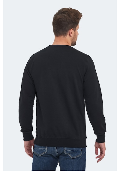 Slazenger Orvar In Erkek Siyah Sweatshırt Siyah