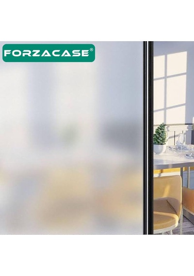 Forzacase İç Dış Pencere Banyo Duşakabin Uv Engelleyici Buzlu Cam Filmi 5 Metre X 60 Cm - Fc851