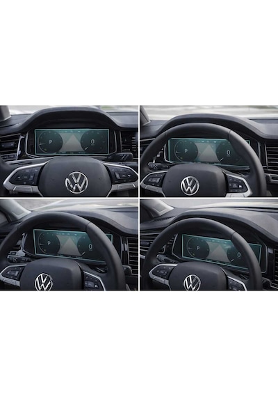 Vw Polo 2021-2024 Dijital Gösterge Ekran Koruyucu - Kırılmaz Şeffaf Nano Teknoloji