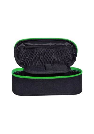 Jacbag Oval Xl Kalem Kutusu Oval Xl-siyah-yeşil renkli
