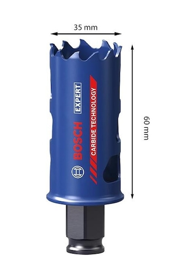 Bosch 35 Mm Expert Sert Malzemeler İçin Panç 2608900423