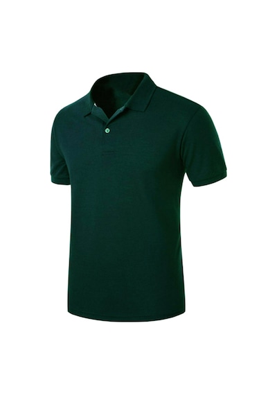 Kidsmadamiko Kız Çocuk Kısa Kollu Okul Polo Yaka T-shirt 5-17 Yaş Bedenler Yeşil