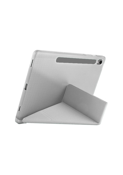 Samsung Galaxy Uyumlu Tab S10 Lite 11 Inc Sm-x400 Üçgen Katlanabilir Kalemlikli Yatay Dikey Standlı Kılıf Kapaklı Kılıf