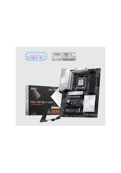 Msı Pro X870e-p Wıfı Ddr5 8200mt/s 1xhdmı 3xm.2 Usb Atx Am5 Amd Am5 9000/8000/7000 Serileri İle Uyum