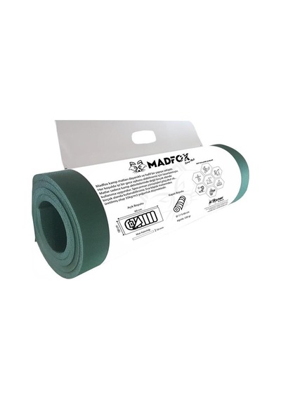 Madfox Nomad Foam Süperlight Kamp Matı Yeşil 180 60cm-10mm Yeşil