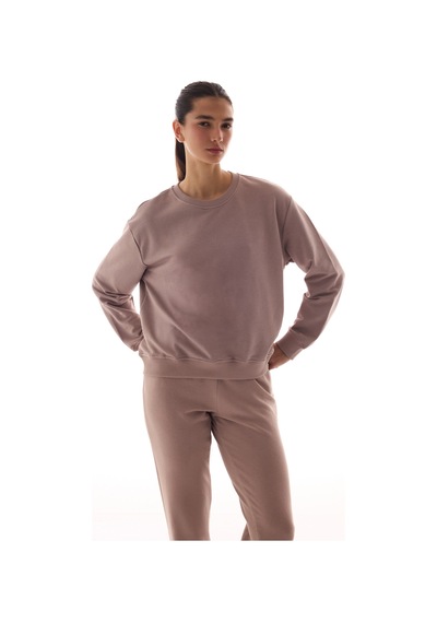 Penti Bej Bisiklet Yaka Regular Kesim Pamuklu Sweatshirt