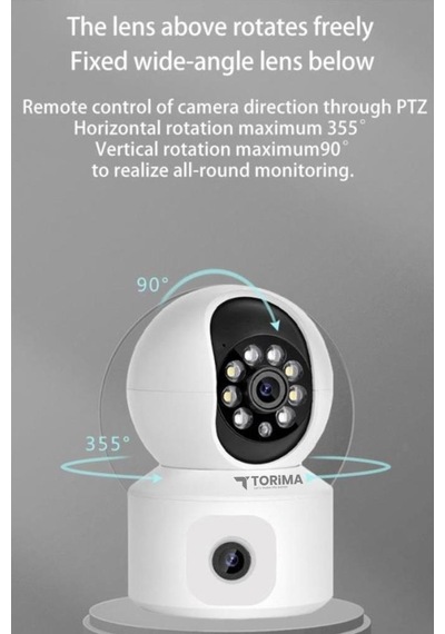 Torima Cmr-10 360 Full Hd Çift Kamera 1080p Smart Ip Kamera