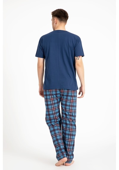Erkek Baskılı Pijama Takımı Kısa Kollu Isem Moda 2170-K (538760902)