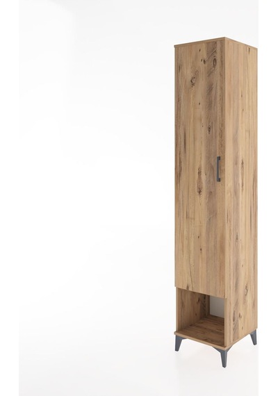 Hyperion Dolap 5 Raflı Tek Kapaklı 44x44x221 Çam-çam Çam