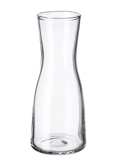 Sumuhome Tıdvatten Cam Vazo Saydam Cam 15 Cm Saydam